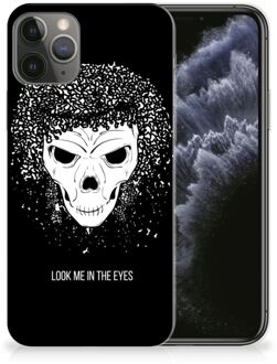 B2Ctelecom Silicone Back Case iPhone 11 Pro Skull Hair