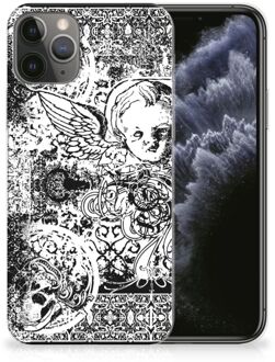 B2Ctelecom Silicone Back Case iPhone 11 Pro Skulls Angel