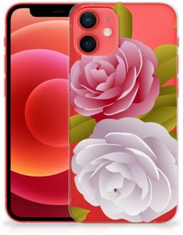 B2Ctelecom Silicone Back Case iPhone 12 Mini GSM Hoesje Roses