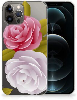 B2Ctelecom Silicone Back Case iPhone 12 Pro Max GSM Hoesje Roses