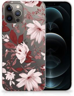 B2Ctelecom Silicone Back Case iPhone 12 Pro Max GSM Hoesje Watercolor Flowers