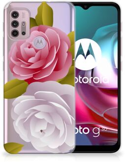 B2Ctelecom Silicone Back Case Motorola Moto G30 | G10 GSM Hoesje Roses