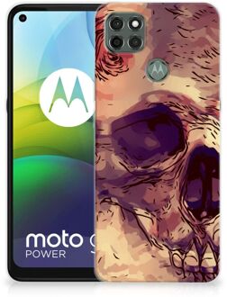 B2Ctelecom Silicone Back Case Motorola Moto G9 Power GSM Hoesje Skullhead