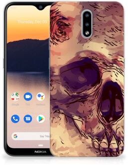 B2Ctelecom Silicone Back Case Nokia 2.3 GSM Hoesje Skullhead