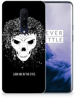 B2Ctelecom Silicone Back Case OnePlus 7 Pro Skull Hair