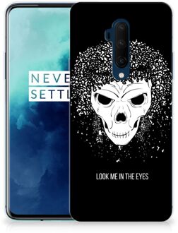 B2Ctelecom Silicone Back Case OnePlus 7T Pro Skull Hair