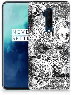 B2Ctelecom Silicone Back Case OnePlus 7T Pro Skulls Angel