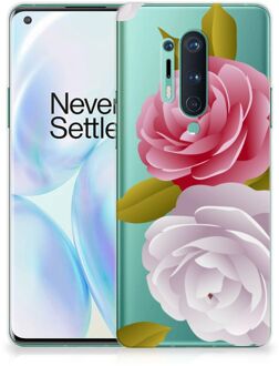 B2Ctelecom Silicone Back Case OnePlus 8 Pro GSM Hoesje Roses