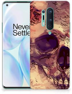 B2Ctelecom Silicone Back Case OnePlus 8 Pro GSM Hoesje Skullhead