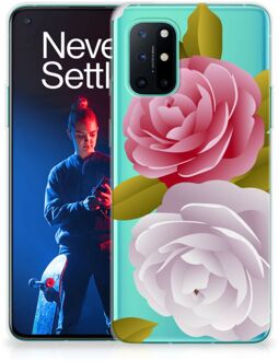 B2Ctelecom Silicone Back Case OnePlus 8T GSM Hoesje Roses