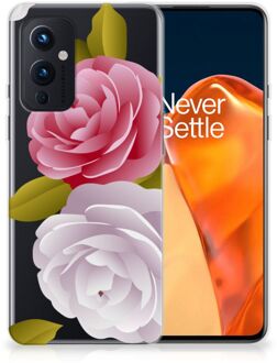 B2Ctelecom Silicone Back Case OnePlus 9 GSM Hoesje Roses