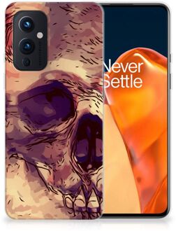 B2Ctelecom Silicone Back Case OnePlus 9 GSM Hoesje Skullhead