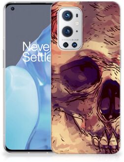 B2Ctelecom Silicone Back Case OnePlus 9 Pro GSM Hoesje Skullhead