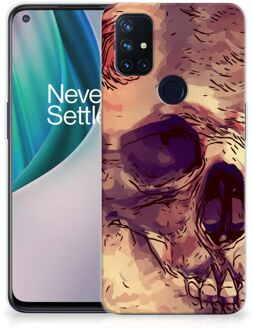 B2Ctelecom Silicone Back Case OnePlus Nord N10 5G GSM Hoesje Skullhead