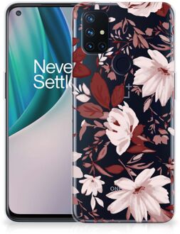 B2Ctelecom Silicone Back Case OnePlus Nord N10 5G GSM Hoesje Watercolor Flowers