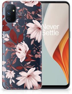 B2Ctelecom Silicone Back Case OnePlus Nord N100 GSM Hoesje Watercolor Flowers