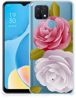 B2Ctelecom Silicone Back Case OPPO A15 GSM Hoesje Roses