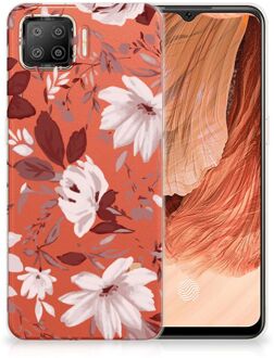 B2Ctelecom Silicone Back Case OPPO A73 4G GSM Hoesje Watercolor Flowers