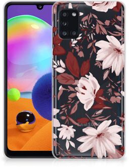 B2Ctelecom Silicone Back Case Samsung Galaxy A31 GSM Hoesje Watercolor Flowers