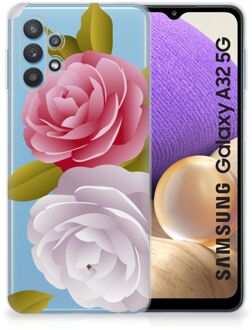 B2Ctelecom Silicone Back Case Samsung Galaxy A32 5G GSM Hoesje Roses