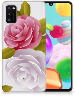 B2Ctelecom Silicone Back Case Samsung Galaxy A41 GSM Hoesje Roses