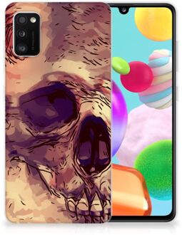 B2Ctelecom Silicone Back Case Samsung Galaxy A41 GSM Hoesje Skullhead