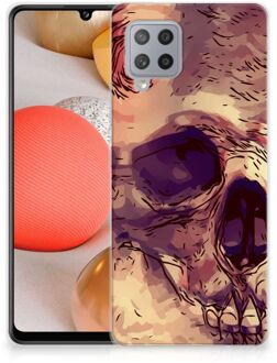 B2Ctelecom Silicone Back Case Samsung Galaxy A42 GSM Hoesje Skullhead