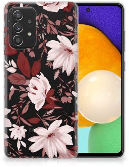 B2Ctelecom Silicone Back Case Samsung Galaxy A52 (5G/4G) GSM Hoesje Watercolor Flowers