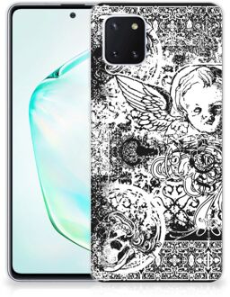 B2Ctelecom Silicone Back Case Samsung Galaxy Note 10 Lite Skulls Angel