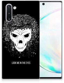 B2Ctelecom Silicone Back Case Samsung Galaxy Note 10 Skull Hair