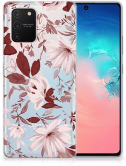 B2Ctelecom Silicone Back Case Samsung Galaxy S10 Lite GSM Hoesje Watercolor Flowers