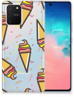 B2Ctelecom Silicone Back Case Samsung Galaxy S10 Lite Hoesje Super als Cadeau voor Kleinzoon Icecream