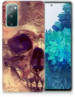 B2Ctelecom Silicone Back Case Samsung Galaxy S20 FE GSM Hoesje Skullhead