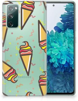 B2Ctelecom Silicone Back Case Samsung Galaxy S20 FE Hoesje Super als Cadeau voor Kleinzoon Icecream