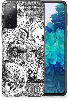 B2Ctelecom Silicone Back Case Samsung Galaxy S20 Telefoon Hoesje met Zwarte rand Skulls Angel