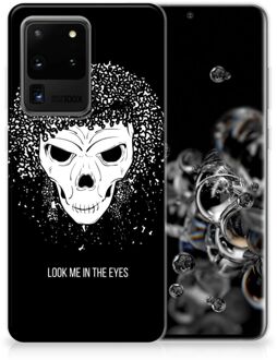 B2Ctelecom Silicone Back Case Samsung Galaxy S20 Ultra Skull Hair