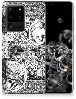 B2Ctelecom Silicone Back Case Samsung Galaxy S20 Ultra Skulls Angel