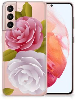 B2Ctelecom Silicone Back Case Samsung Galaxy S21 GSM Hoesje Roses