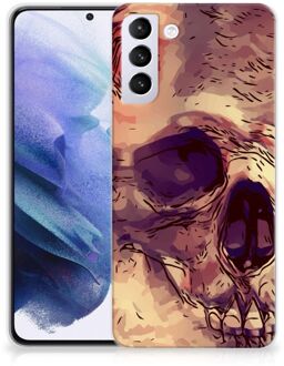 B2Ctelecom Silicone Back Case Samsung Galaxy S21 Plus GSM Hoesje Skullhead