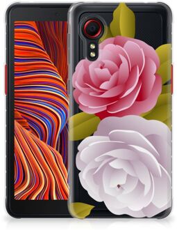 B2Ctelecom Silicone Back Case Samsung Galaxy Xcover 5 GSM Hoesje Roses