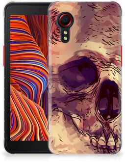 B2Ctelecom Silicone Back Case Samsung Galaxy Xcover 5 GSM Hoesje Skullhead