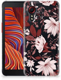 B2Ctelecom Silicone Back Case Samsung Galaxy Xcover 5 GSM Hoesje Watercolor Flowers