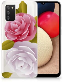 B2Ctelecom Silicone Back Case Samsung M02s | Samsung Galaxy A02s GSM Hoesje Roses