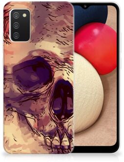 B2Ctelecom Silicone Back Case Samsung M02s | Samsung Galaxy A02s GSM Hoesje Skullhead