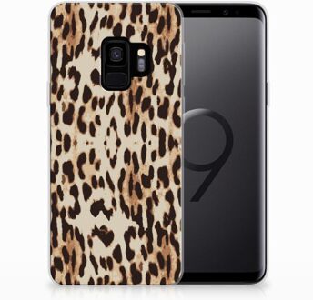 B2Ctelecom Silicone Back Case Samsung S9 Leopard