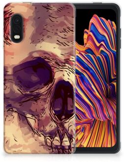 B2Ctelecom Silicone Back Case Samsung Xcover Pro GSM Hoesje Skullhead