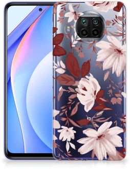 B2Ctelecom Silicone Back Case Xiaomi Mi 10T Lite GSM Hoesje Watercolor Flowers