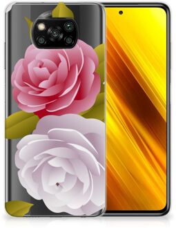 B2Ctelecom Silicone Back Case Xiaomi Poco X3 GSM Hoesje Roses