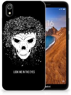 B2Ctelecom Silicone Back Case Xiaomi Redmi 7A Skull Hair