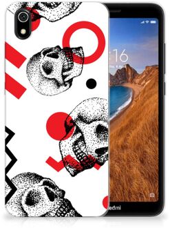 B2Ctelecom Silicone Back Case Xiaomi Redmi 7A Skull Rood